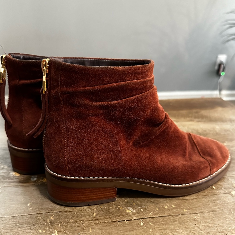 Cole Haan suede booties